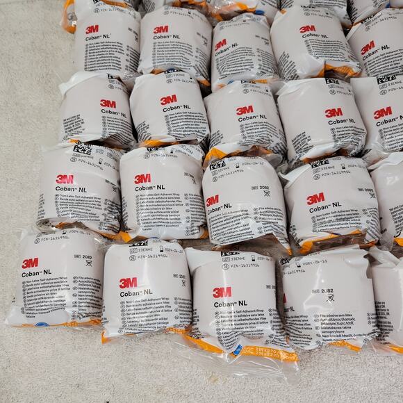 3M Coban Self Adherent Tan Wrap Lot of 29 Wound Care Bandage Bandages Medical - Picture 3 of 5